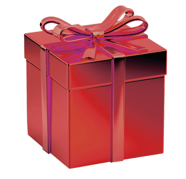 Transparent Rudolph Gift Christmas Box for Christmas