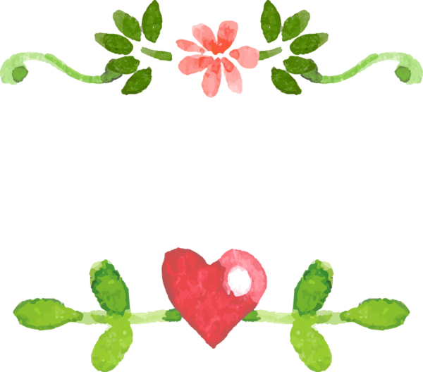 Transparent Vine Drawing World Wide Web Heart Flower for Valentines Day