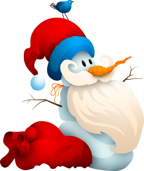 Transparent Christmas Dahan Solar Term Snowman Flightless Bird for Christmas