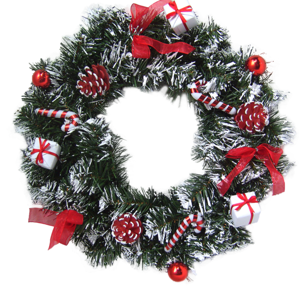 Transparent Wreath Garland Christmas Christmas Decoration for Christmas