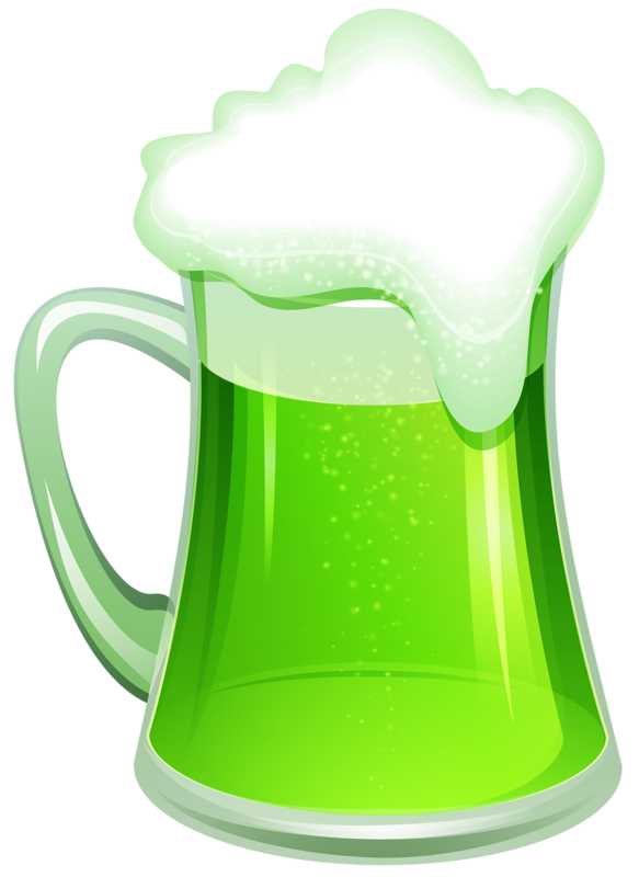 Transparent Beer Ireland 17 March Jug Cup for St Patricks Day