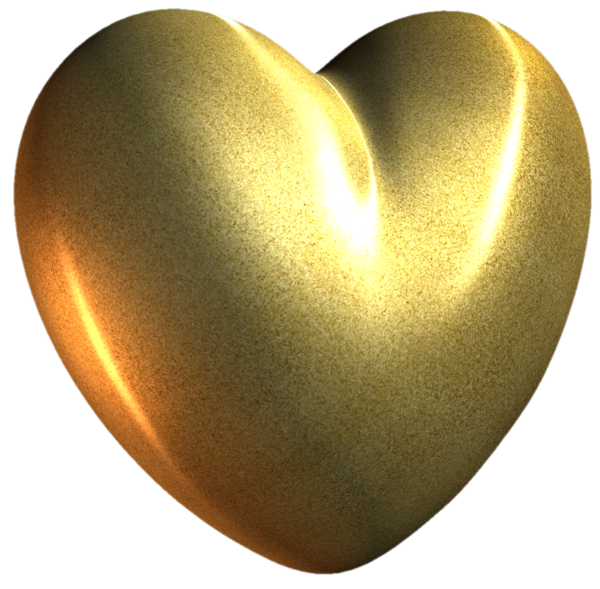 Transparent Heart Gold Valentine S Day Brass for Valentines Day