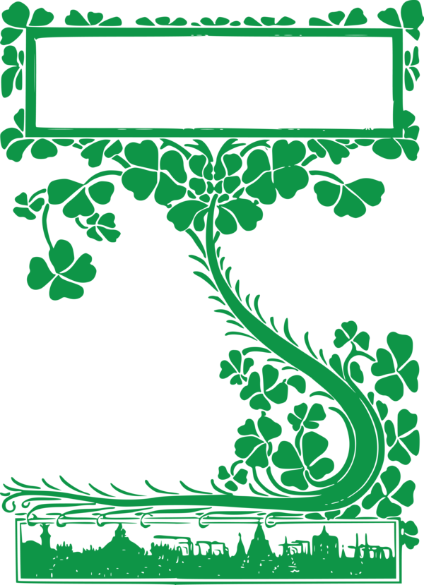 Transparent Saint Patrick S Day Shamrock Fourleaf Clover Plant Flora for St Patricks Day