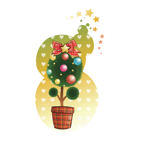 Transparent Christmas Ornament Christmas Christmas Tree Flowerpot for Christmas