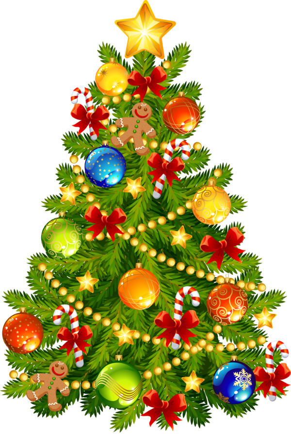 Transparent Christmas Tree Christmas Day Santa Claus Christmas Decoration for Christmas