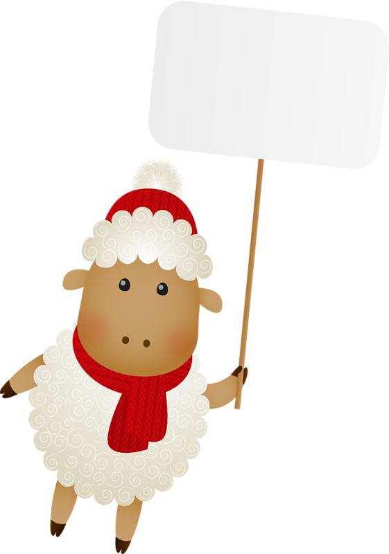 Transparent Sheep Wool Plot Christmas Ornament Santa Claus for Christmas