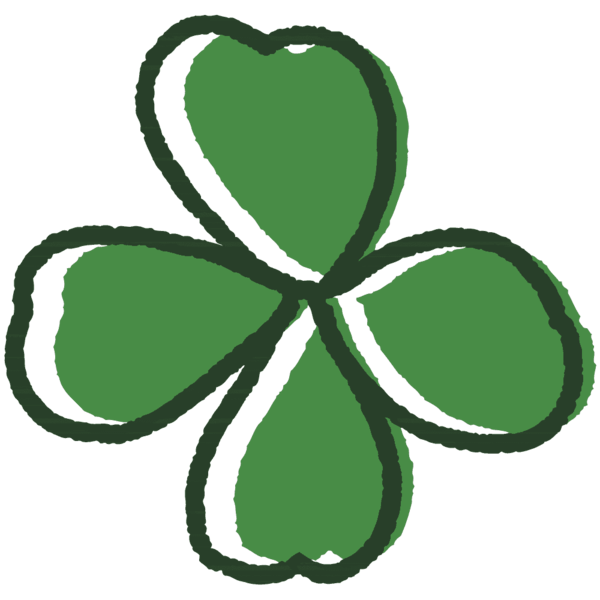 Transparent Tshirt Raglan Sleeve Shirt Green Leaf for St Patricks Day