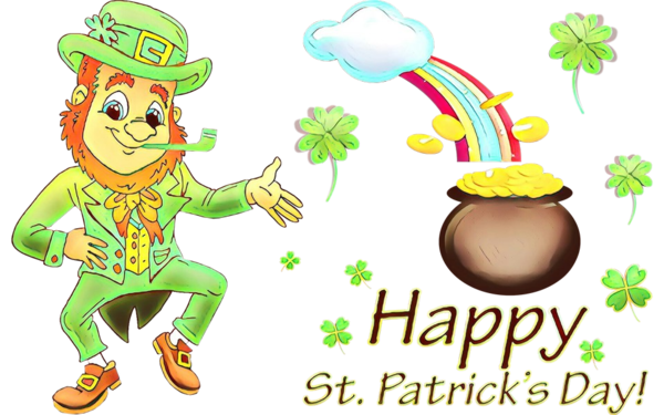 Transparent Saint Patricks Day Leprechaun Ireland Cartoon for St Patricks Day