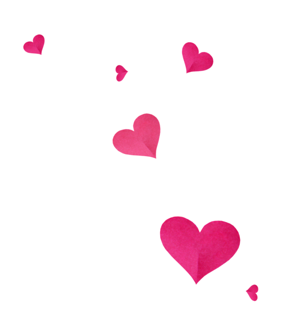 Transparent Love Valentine S Day Magenta Pink Heart for Valentines Day
