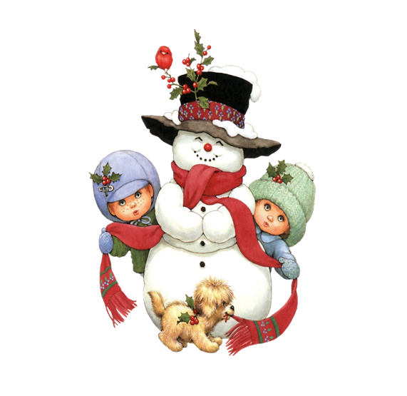Transparent Santa Claus Puppy Snowman Christmas Ornament for Christmas