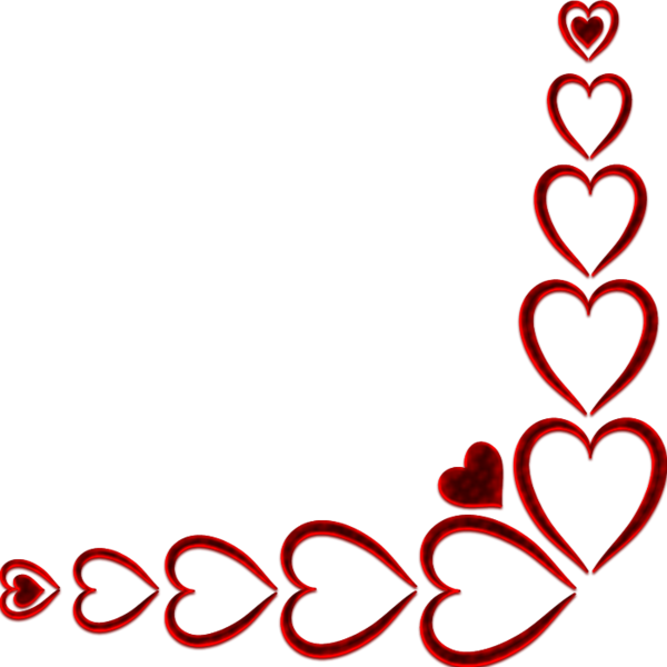 Transparent Love Picture Frames Blog Petal Heart for Valentines Day