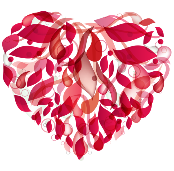 Transparent Valentine S Day Heart Abstract Pink for Valentines Day