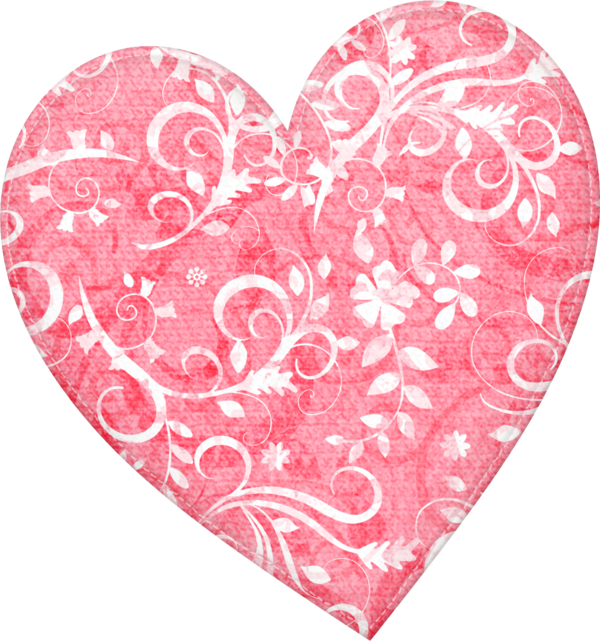 Transparent Party Paper Birthday Pink Heart for Valentines Day