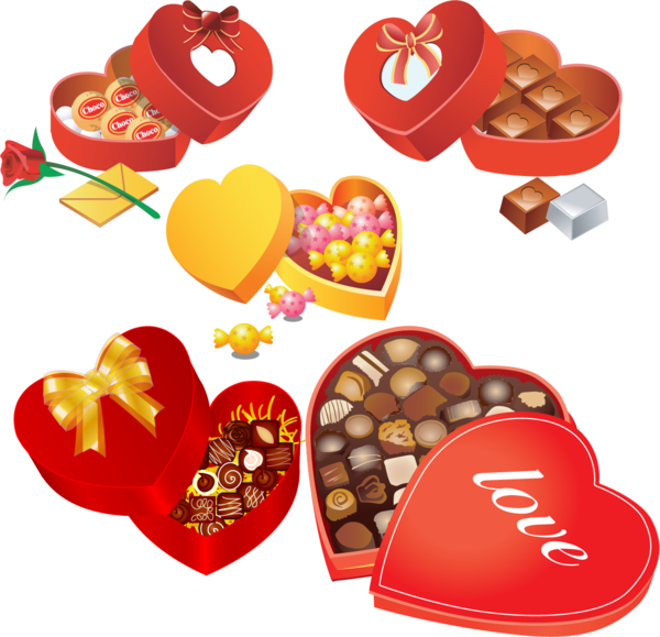 Transparent Dia Dos Namorados Valentine S Day Chocolate Bonbon Heart for Valentines Day