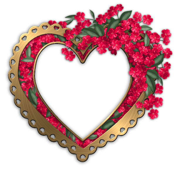 Transparent Flower Picture Frames Animation Heart Valentine S Day for Valentines Day