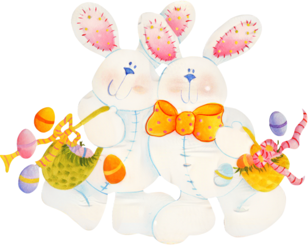 Transparent Easter Bunny Yellow Easter Baby Toys for Easter