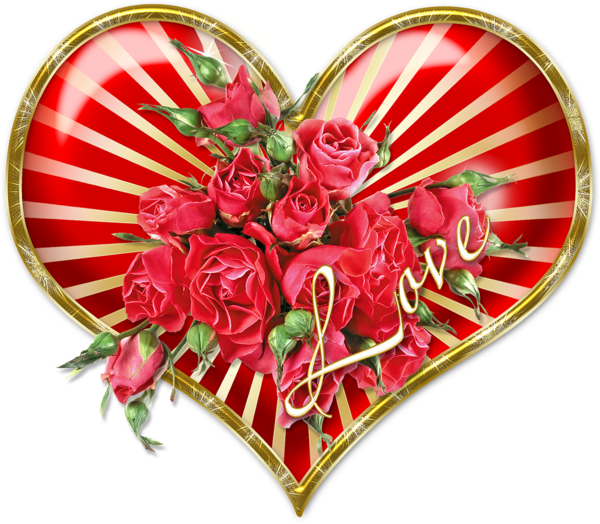 Transparent Garden Roses Love Heart Petal for Valentines Day