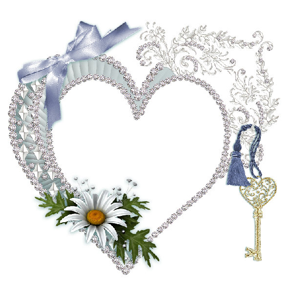 Transparent Heart Picture Frames Photomontage Flower for Valentines Day