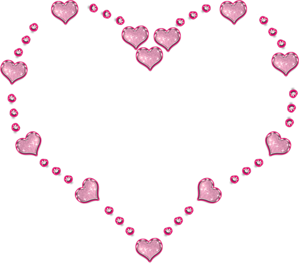Transparent Animation Name Energy Pink Heart for Valentines Day