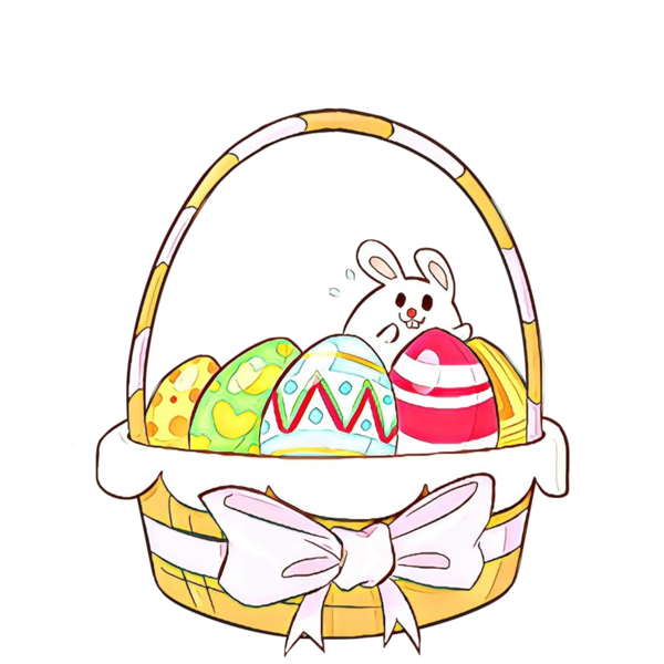 Transparent Easter Easter Egg Basket for Easter