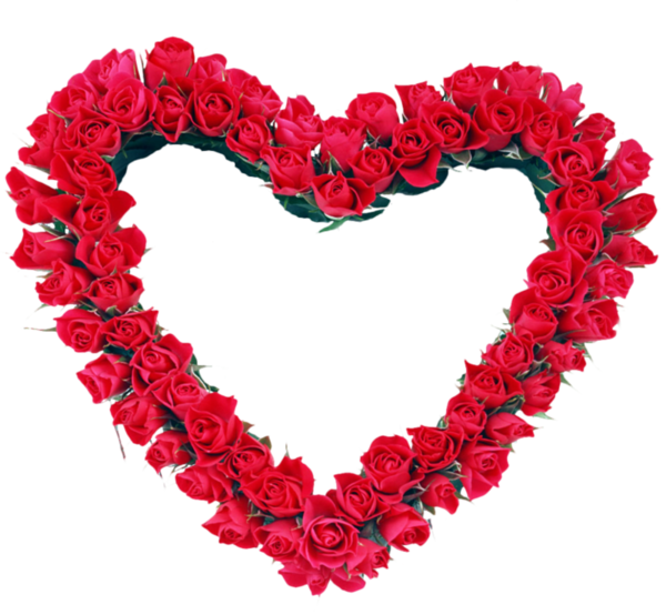 Transparent Picture Frames Heart Frame Rose Heart Garden Roses for Valentines Day