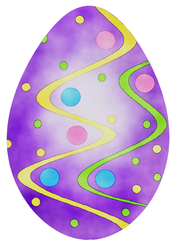 Transparent Easter Egg Easter Egg Decorating Violet Purple for Easter