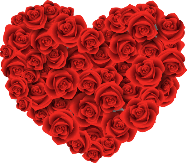 Transparent Rose Heart Flower Petal for Valentines Day