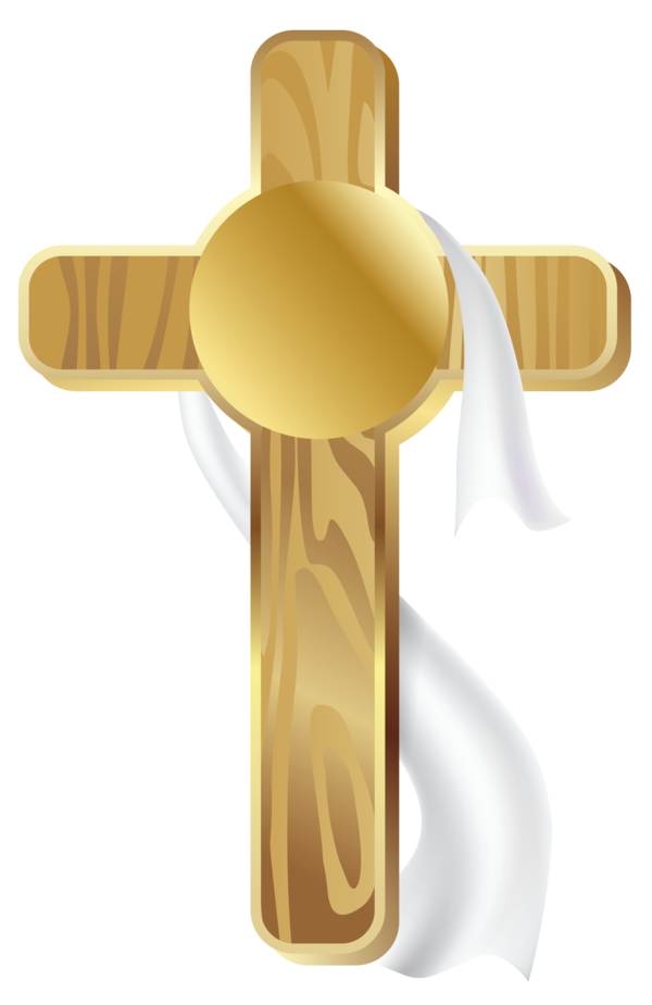 Transparent Easter Easter Bread Christian Cross Symbol Cross for Easter