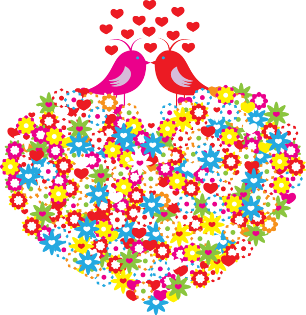 Transparent Bird Fischer S Lovebird Valentine S Day Heart Point for Valentines Day