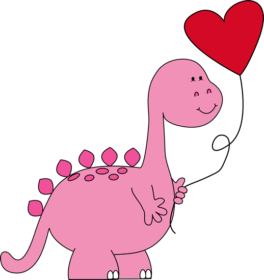 Transparent Dinosaur Dinosaur Valentine Blog Pink Beak for Valentines Day