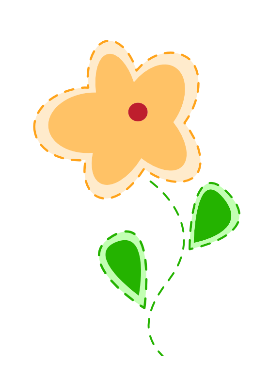 Transparent Easter Bunny Flower Easter Lily Heart for Easter