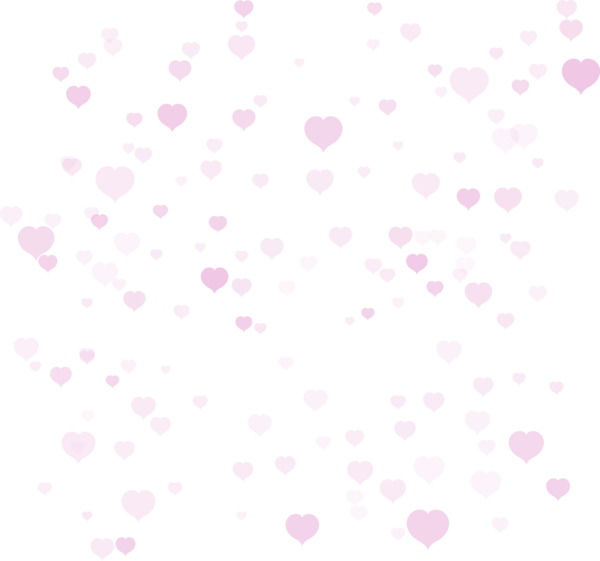 Transparent Heart Home Page Rose Pink for Valentines Day