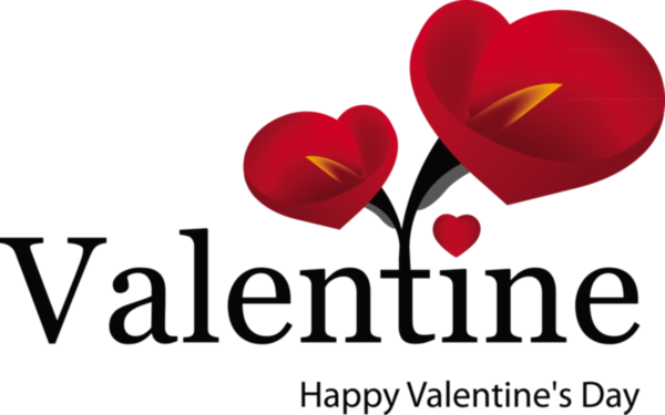 Transparent Happy Valentine Valentines Heart Love for Valentines Day