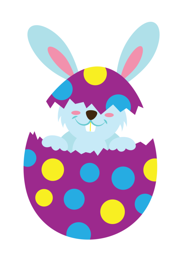 Transparent Lent Easter Clip Art Drawing Rabbit Purple Headgear for Easter