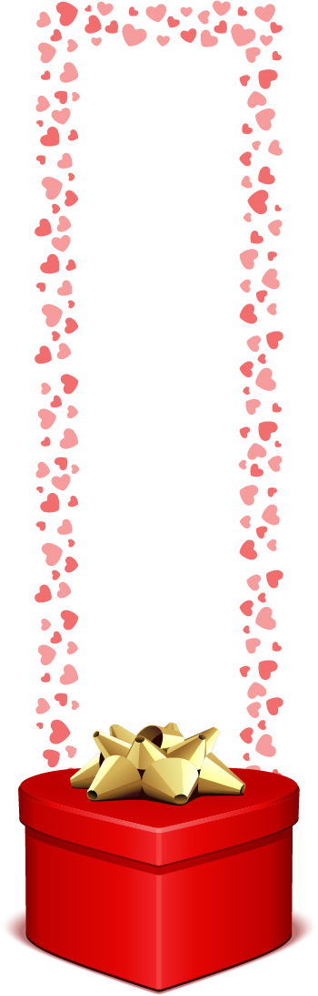 Transparent Valentine S Day Red Heart Text Line for Valentines Day
