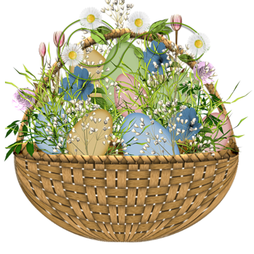 Transparent Easter Bunny Easter Basket Flowerpot for Easter