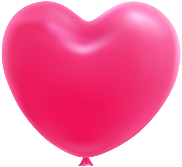 Transparent Balloon Mylar Balloon Heart Pink for Valentines Day