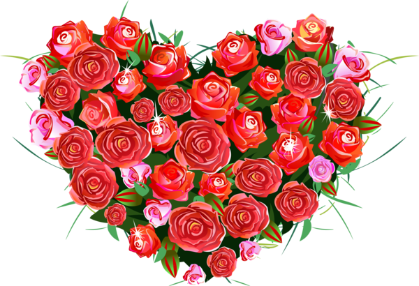 Transparent Heart Rose Love Petal for Valentines Day