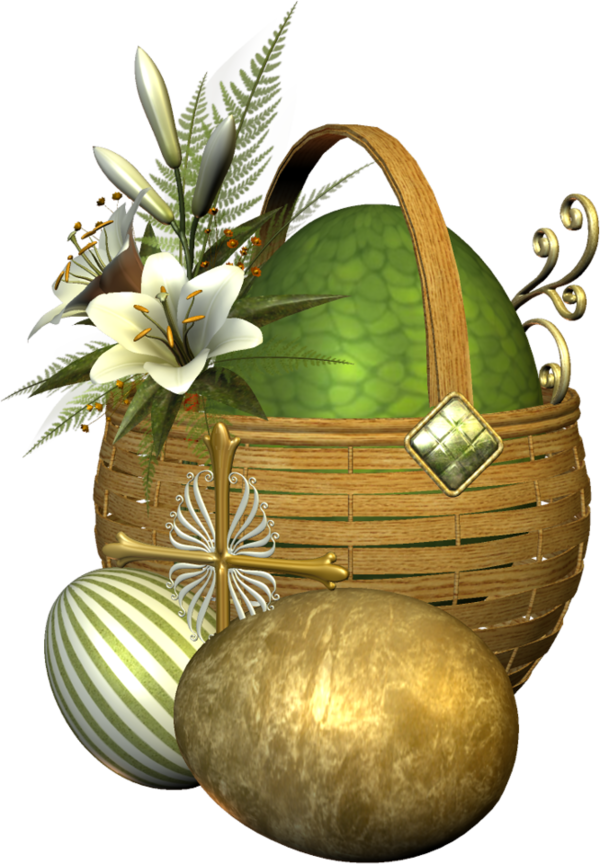 Transparent Gourd Easter Bunny Easter Gift Basket Basket for Easter