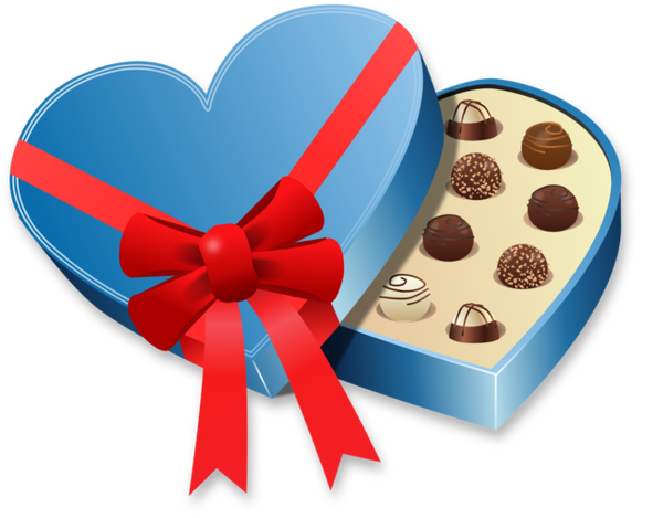 Transparent Ice Cream Chocolate Truffle Chocolate Ice Cream Bonbon Heart for Valentines Day
