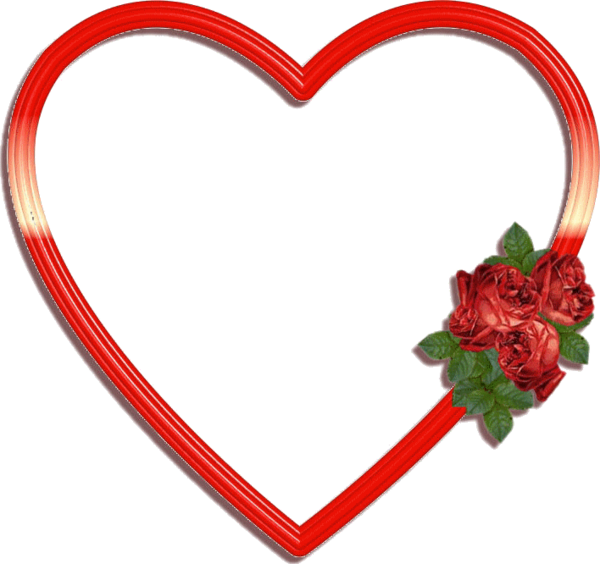 Transparent Photomontage Animation Text Heart Flower for Valentines Day