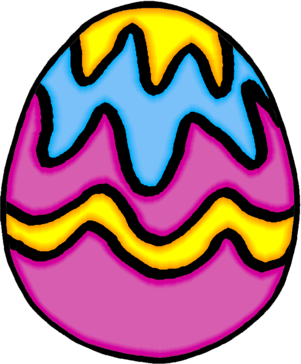 Transparent Easter Bunny Easter Easter Egg Line Sticker for Easter