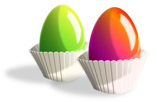 Transparent Cupcake Egg Easter Food Easter Egg for Easter
