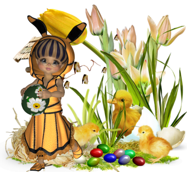 Transparent Easter Bunny Easter Easter Egg Duck Plant for Easter