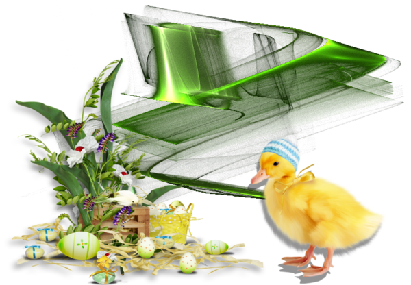 Transparent Easter Easter Basket Easter Bunny Water Bird Beak for Easter