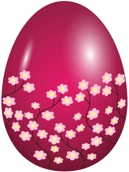 Transparent Easter Egg Easter Bunny Egg Decorating Pink Magenta for Easter