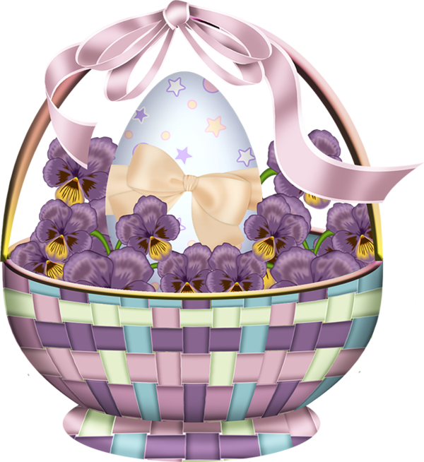 Transparent Easter Easter Egg Food Gift Baskets Purple for Easter