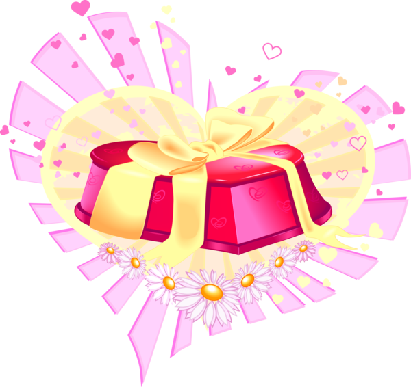 Transparent Valentine S Day Birthday Gift Pink Heart for Valentines Day