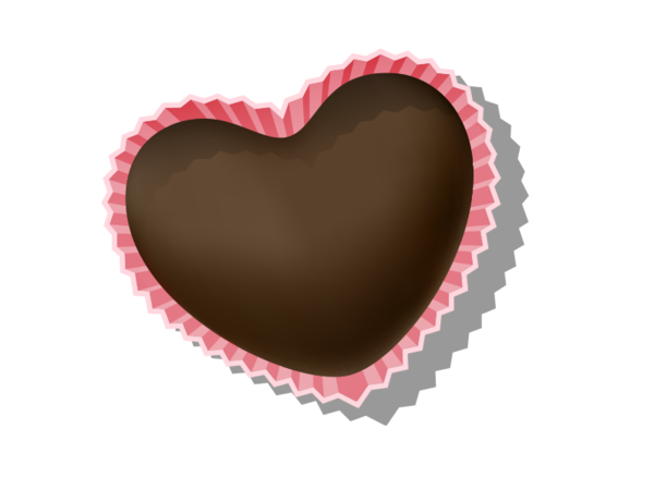 Transparent Chocolate Truffle Chocolate Valentine S Day Bonbon Heart for Valentines Day