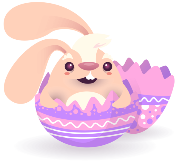 Transparent Easter Bunny Easter Rabbit Cartoon Nose for Easter